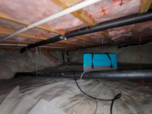 Crawl Space Water Remediation in Westland