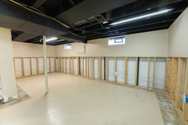 Basement Flood Restoration in Westland